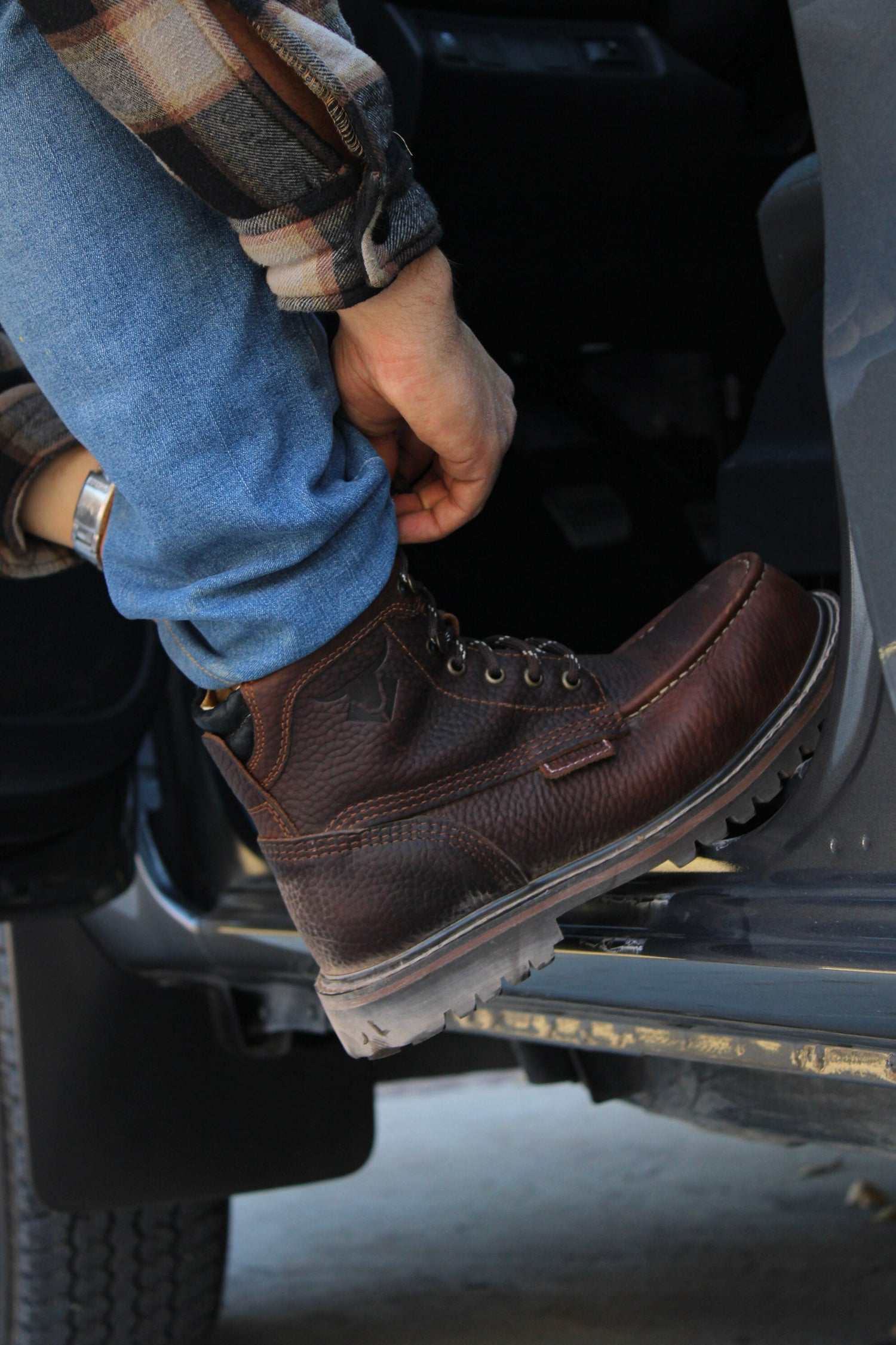 Fuerbo B-49 Traction Rubber Sole Goodyear Welt on Foot