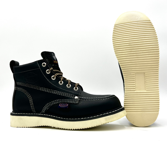 WW-965 Black Moc Toe Boot image 0