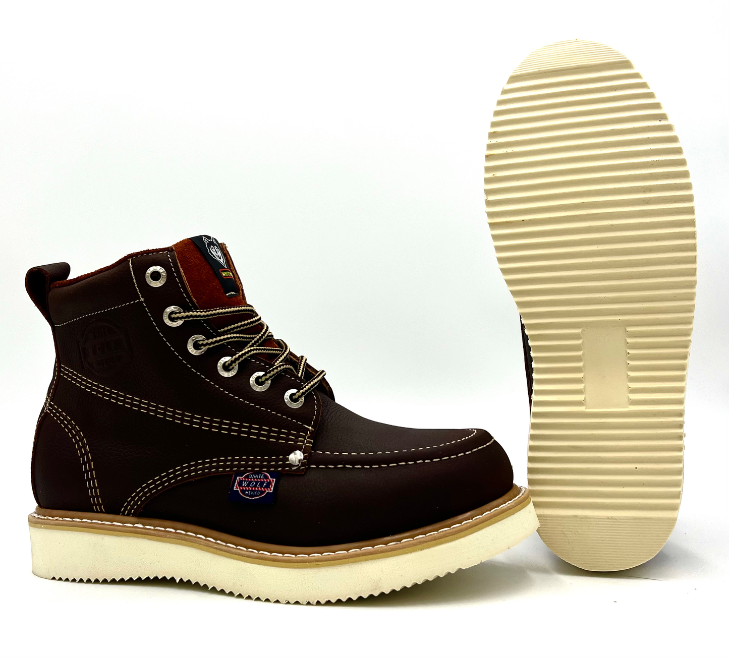 WW-965 Black Moc Toe Boot image 5