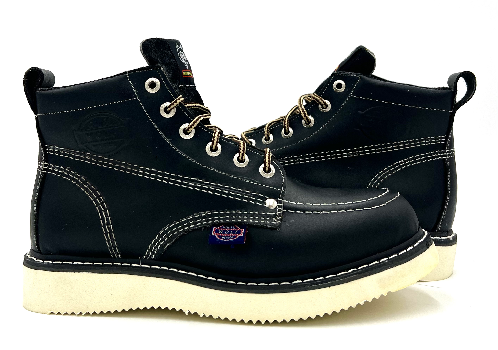 WW-965 Black Moc Toe Boot image 2