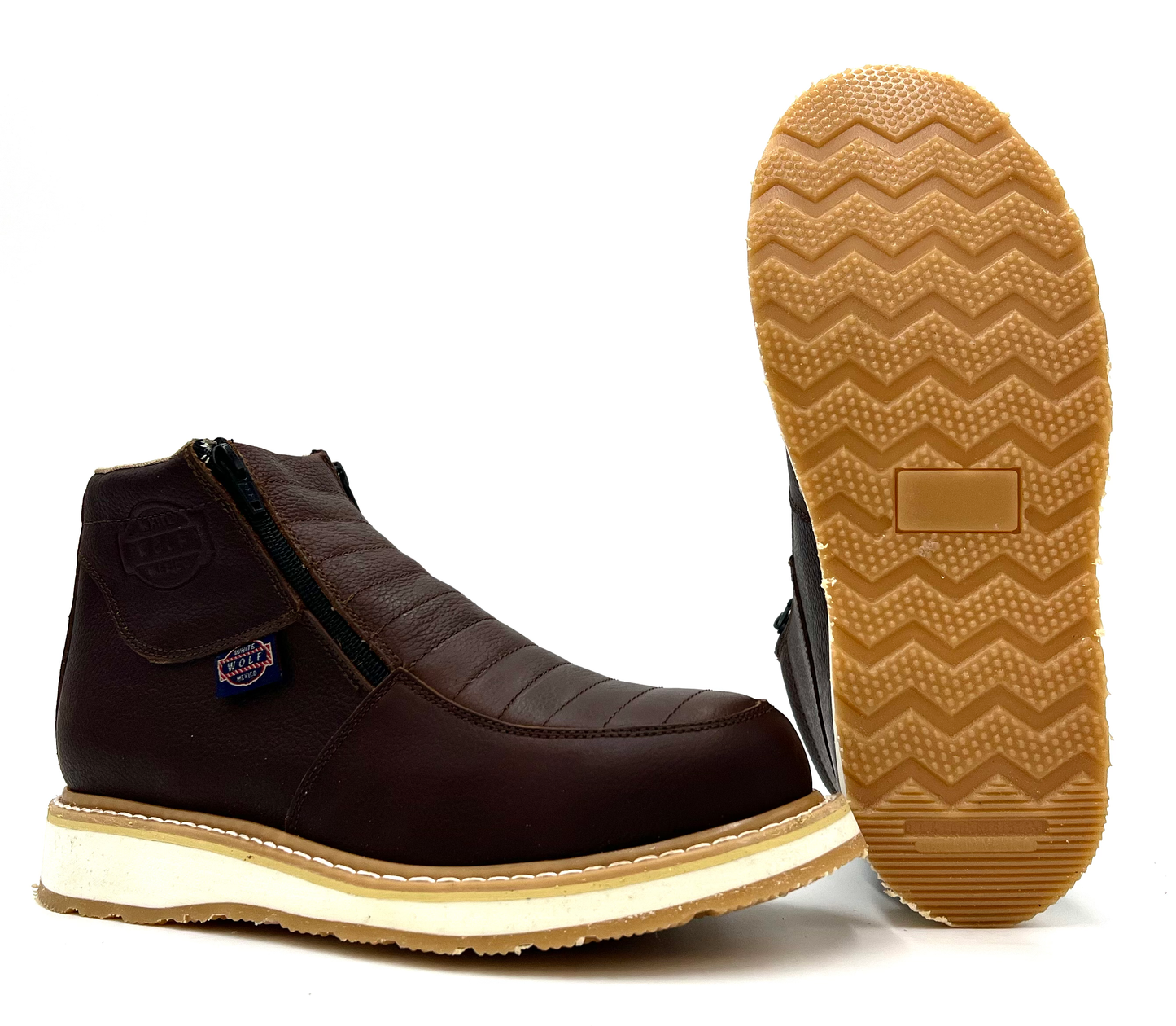 WW-980 Doube Zipper Work Boot Dual Density Sole image 0