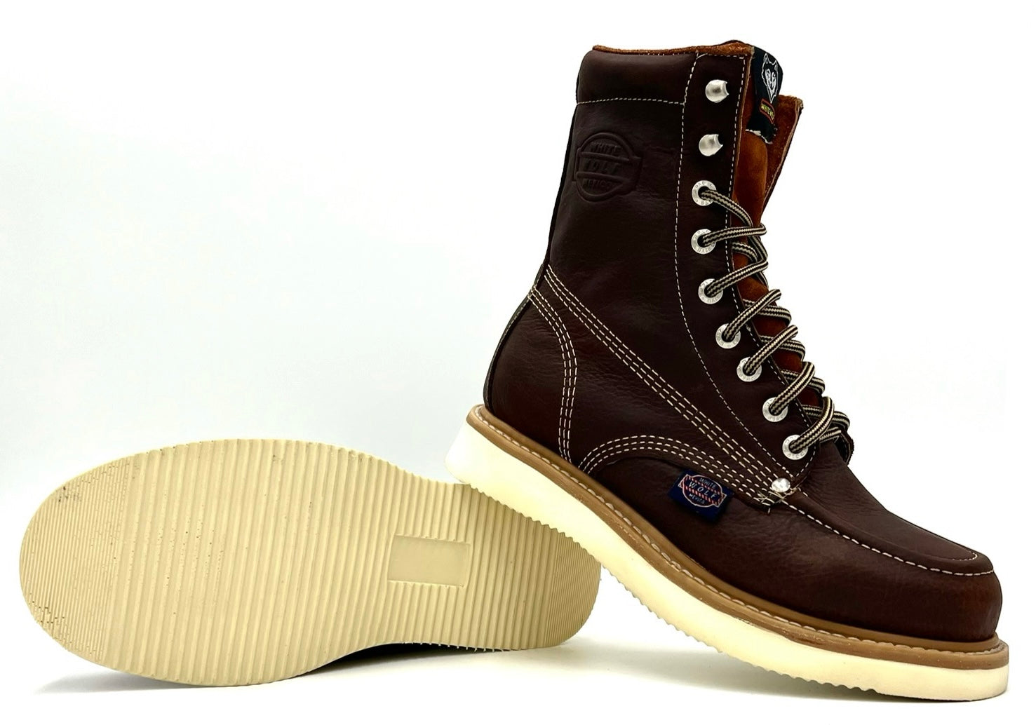 WW-955 Moc Toe Lacer Wedge Sole image 3