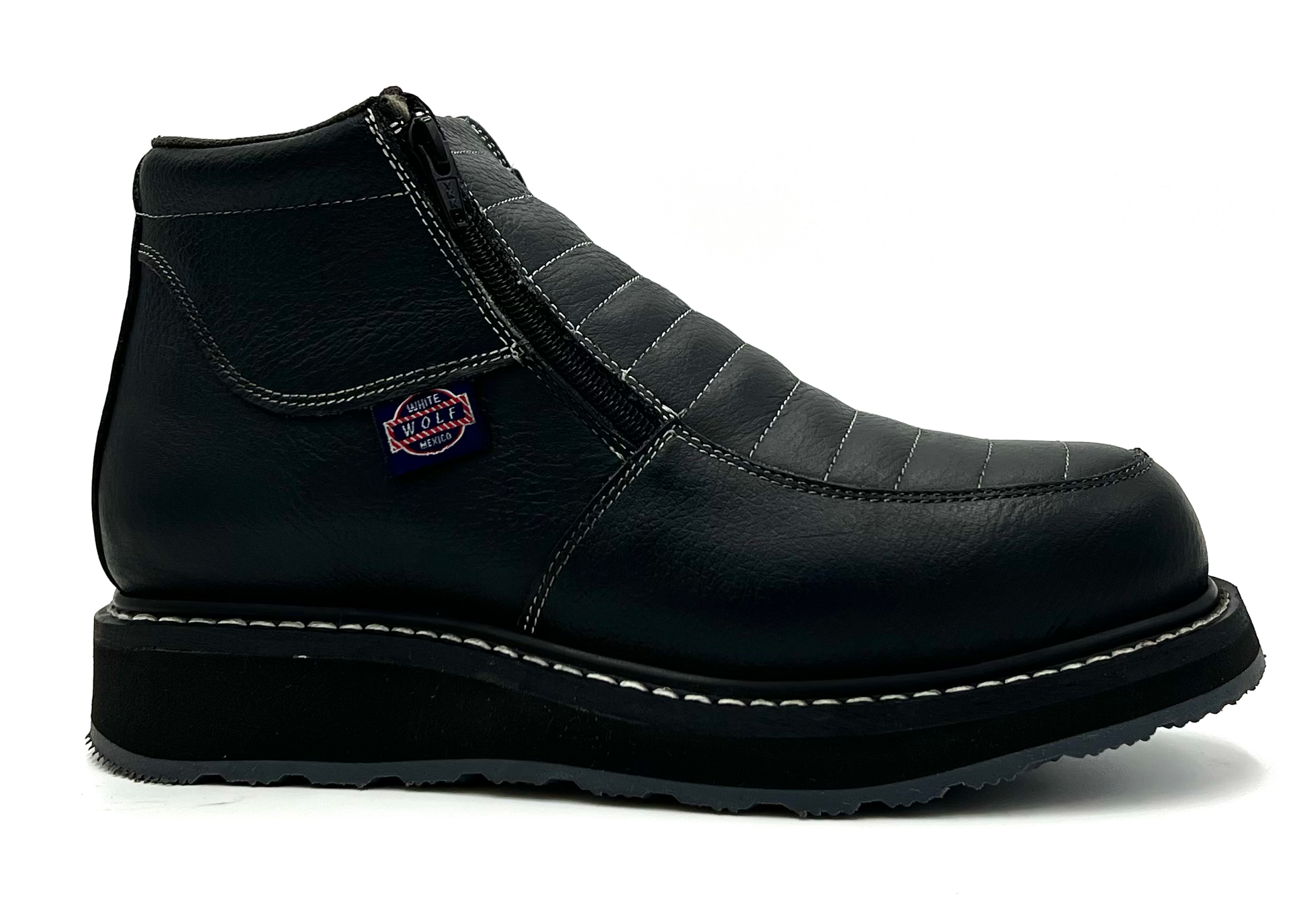 WW-980 Black Double Zipper Dual Density Boot image 1