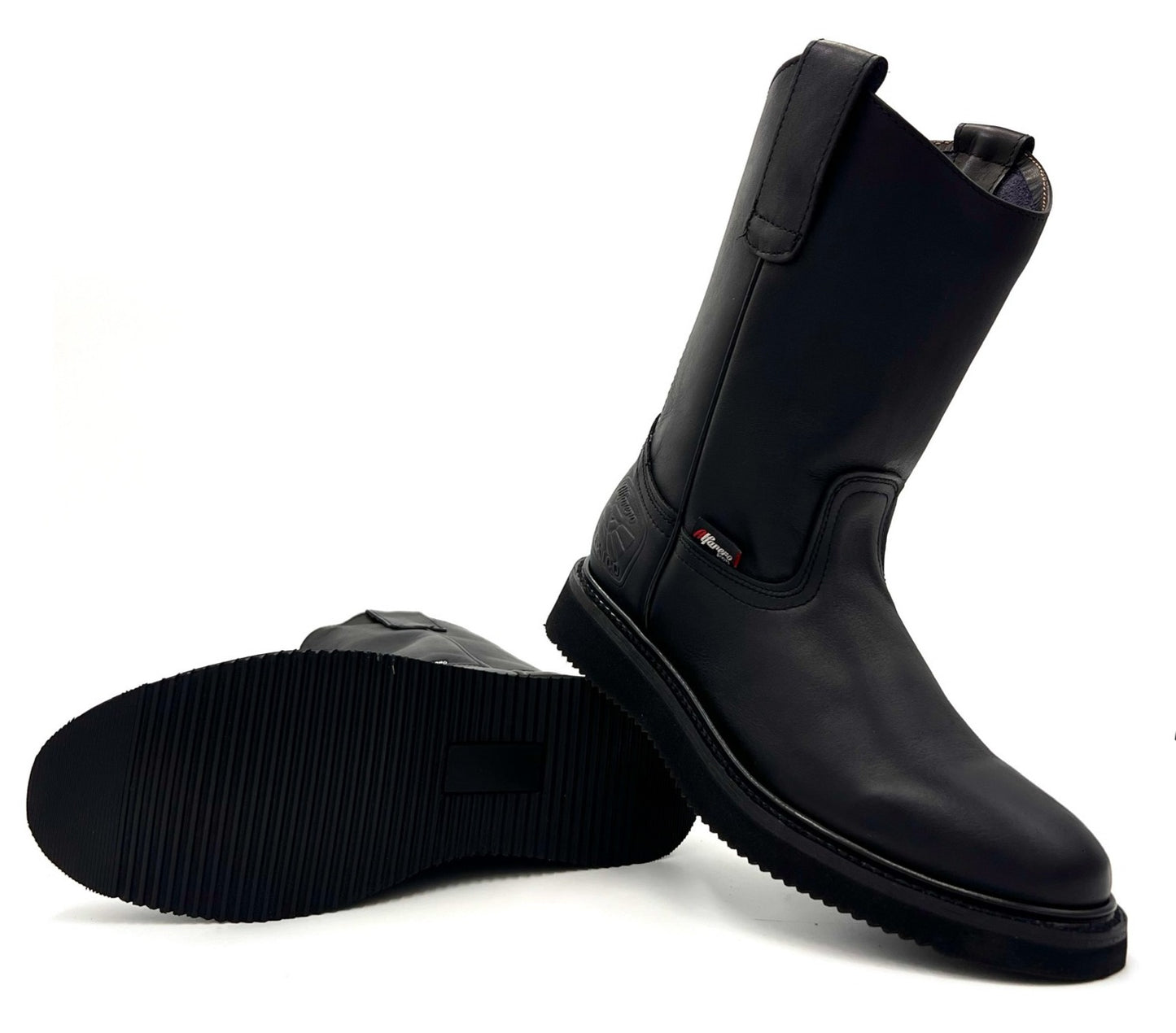 AO-470 Black Roper Work Boot Wedge Sole image 1