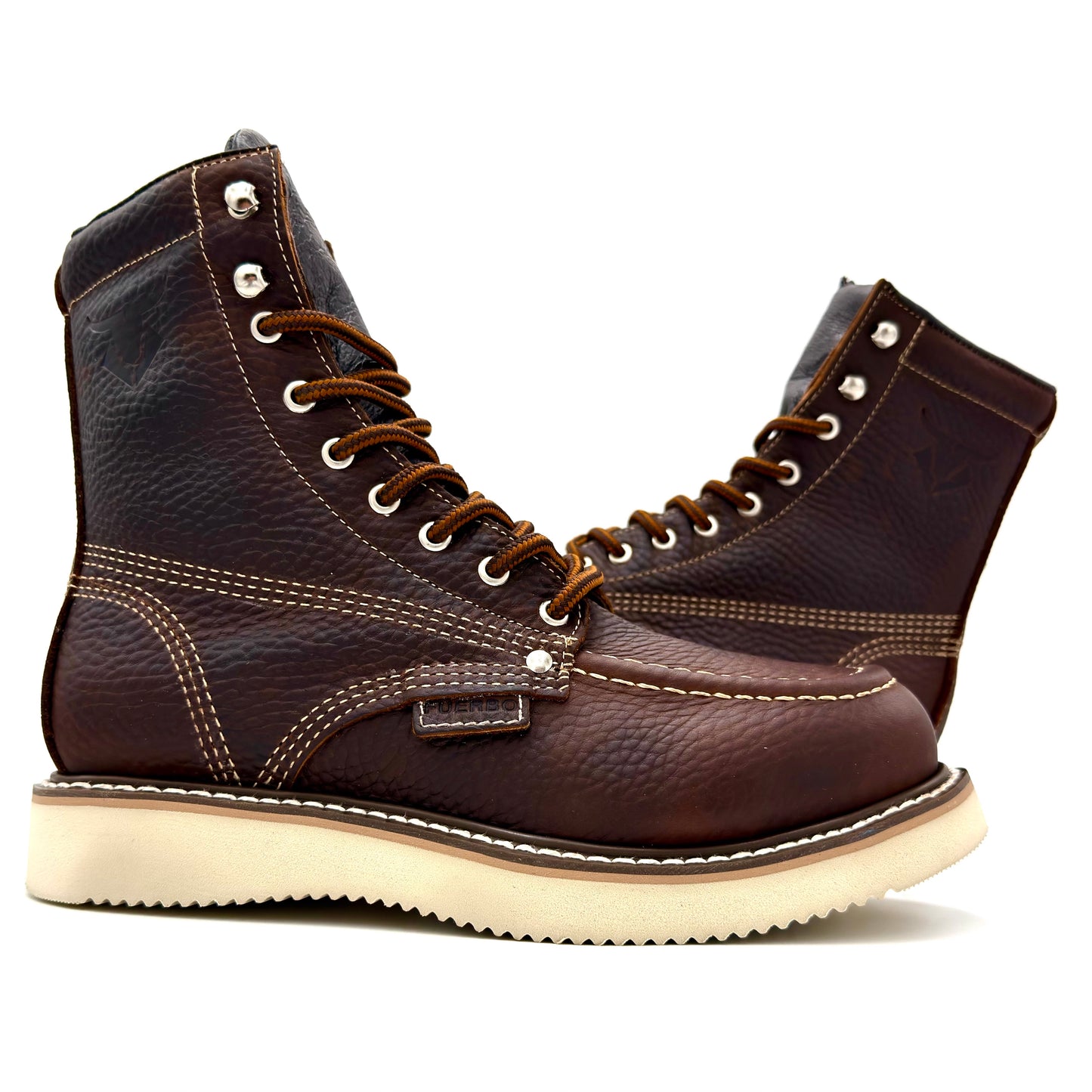 Fuerbo 955 Brown Lightweight Lacer Moc Toe