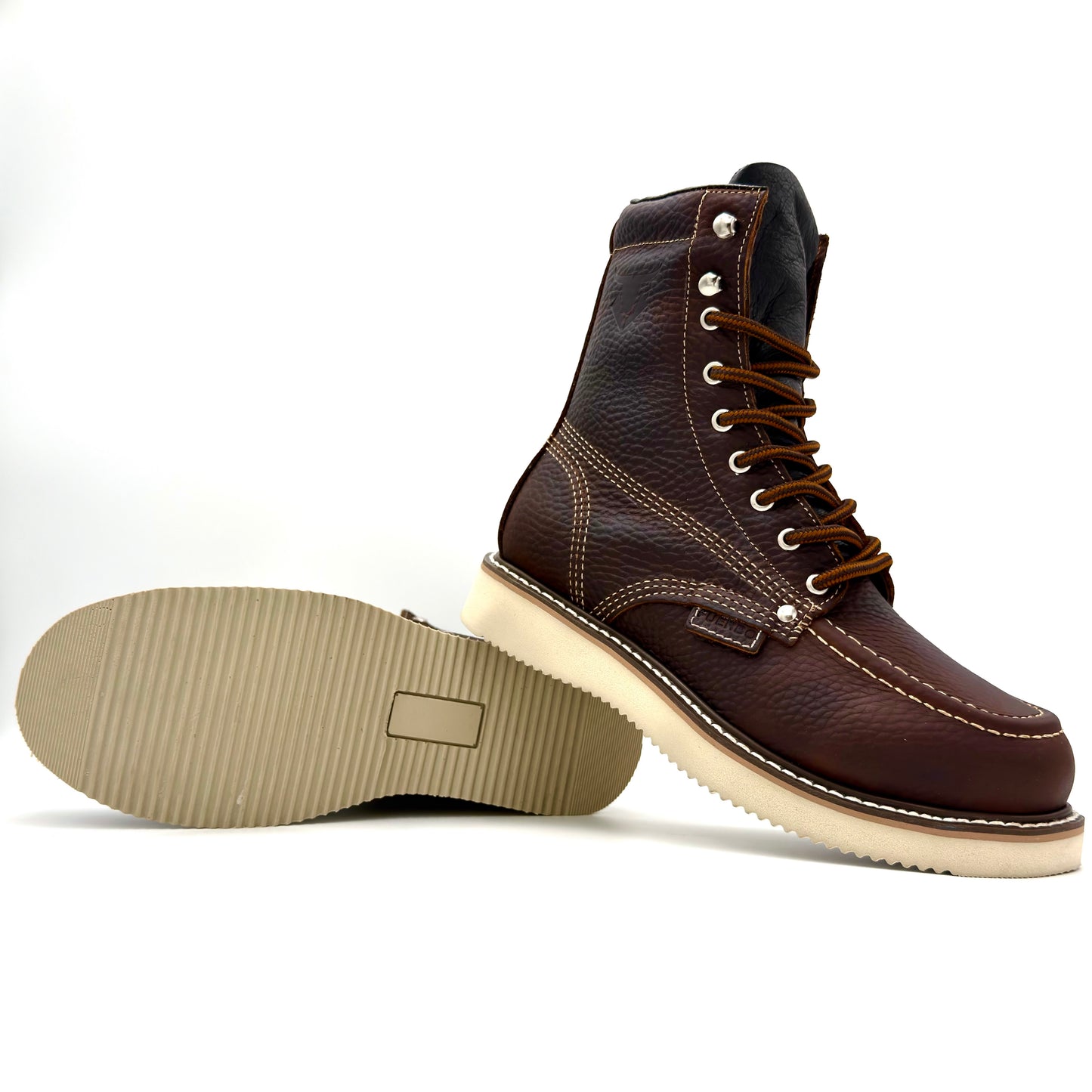 Fuerbo 955 Brown Lightweight Lacer Moc Toe