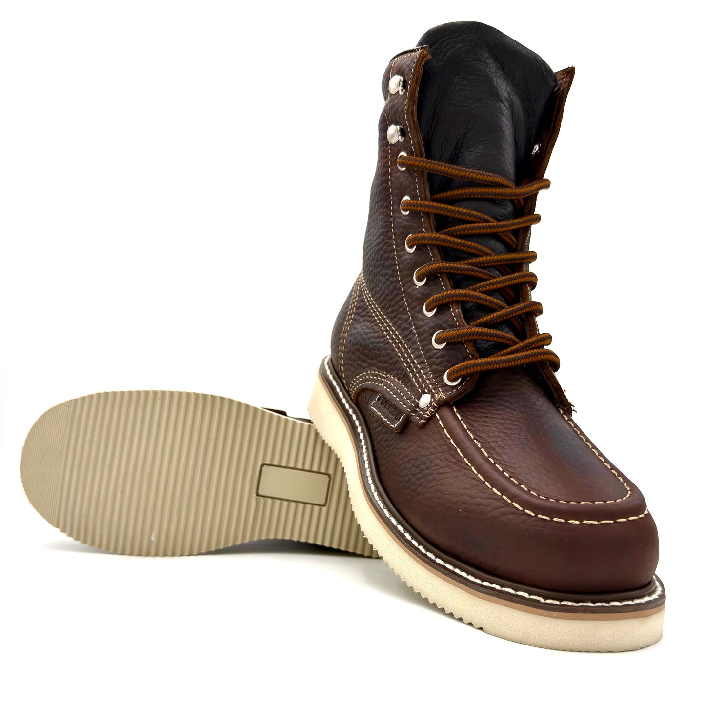 Fuerbo 955 Brown Lightweight Lacer Moc Toe