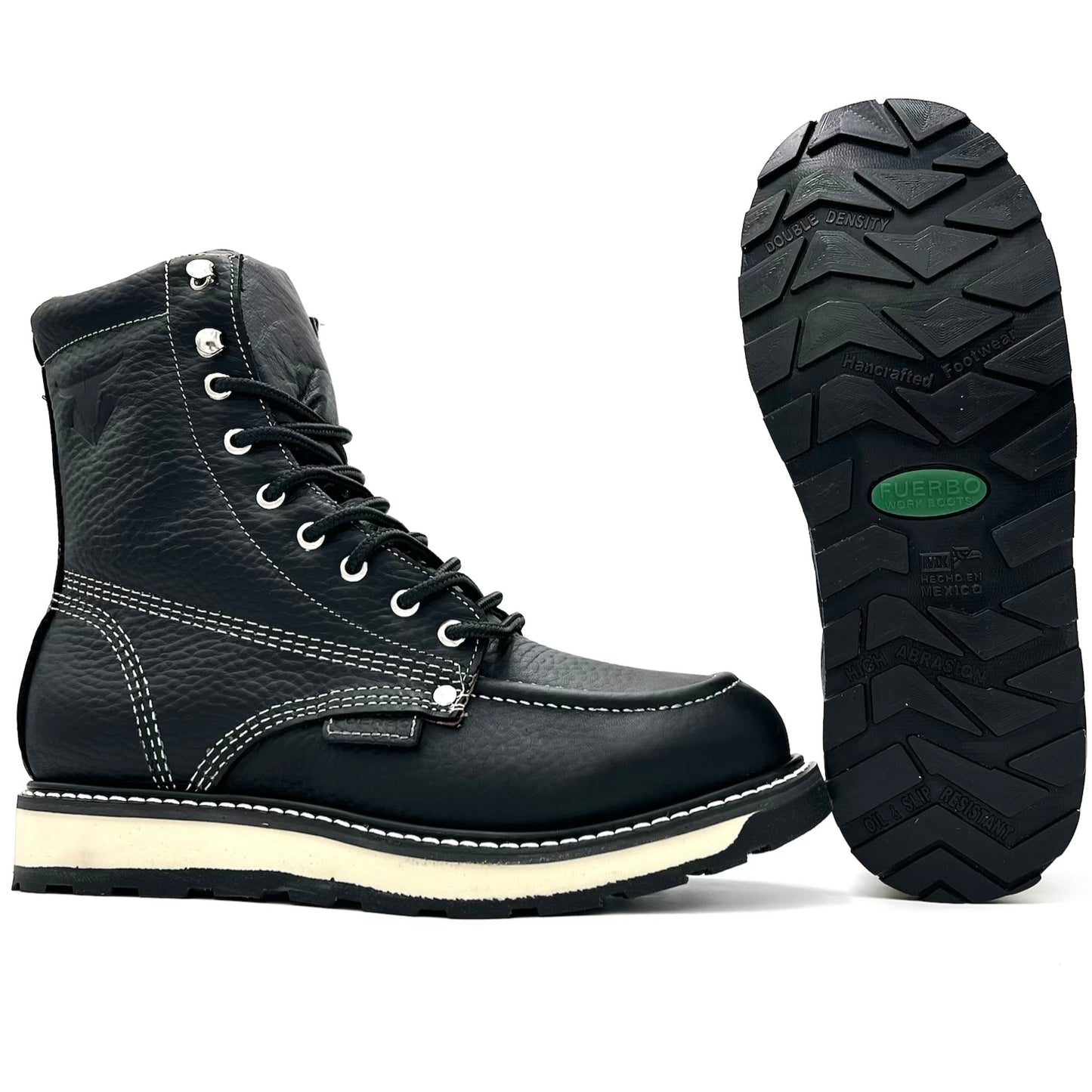 Fuerbo 955 Black Lacer Moc Toe