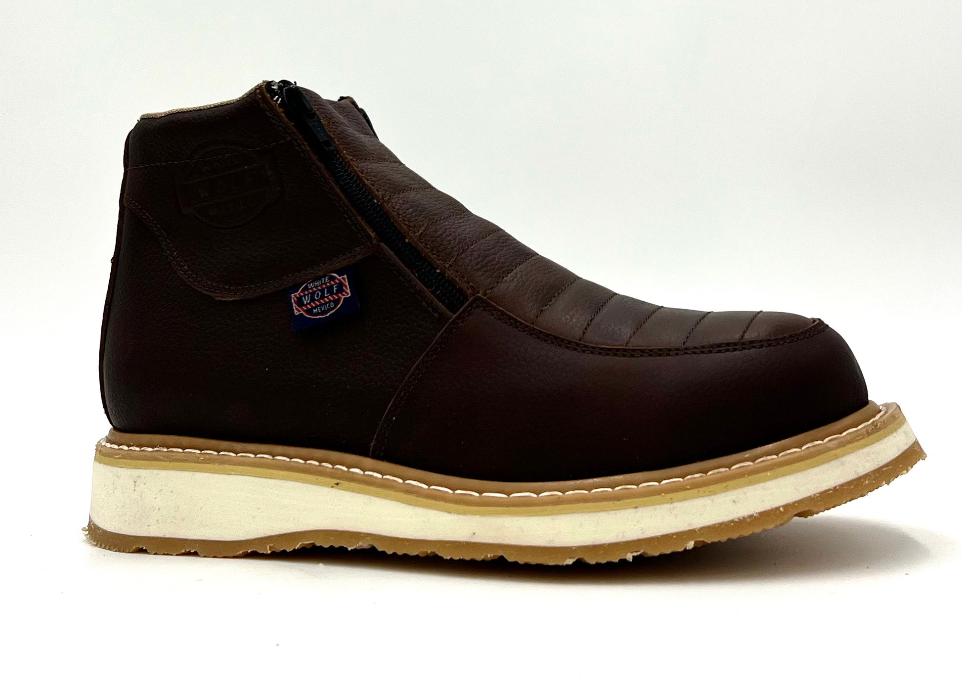 WW-980 Doube Zipper Work Boot Dual Density Sole image 4