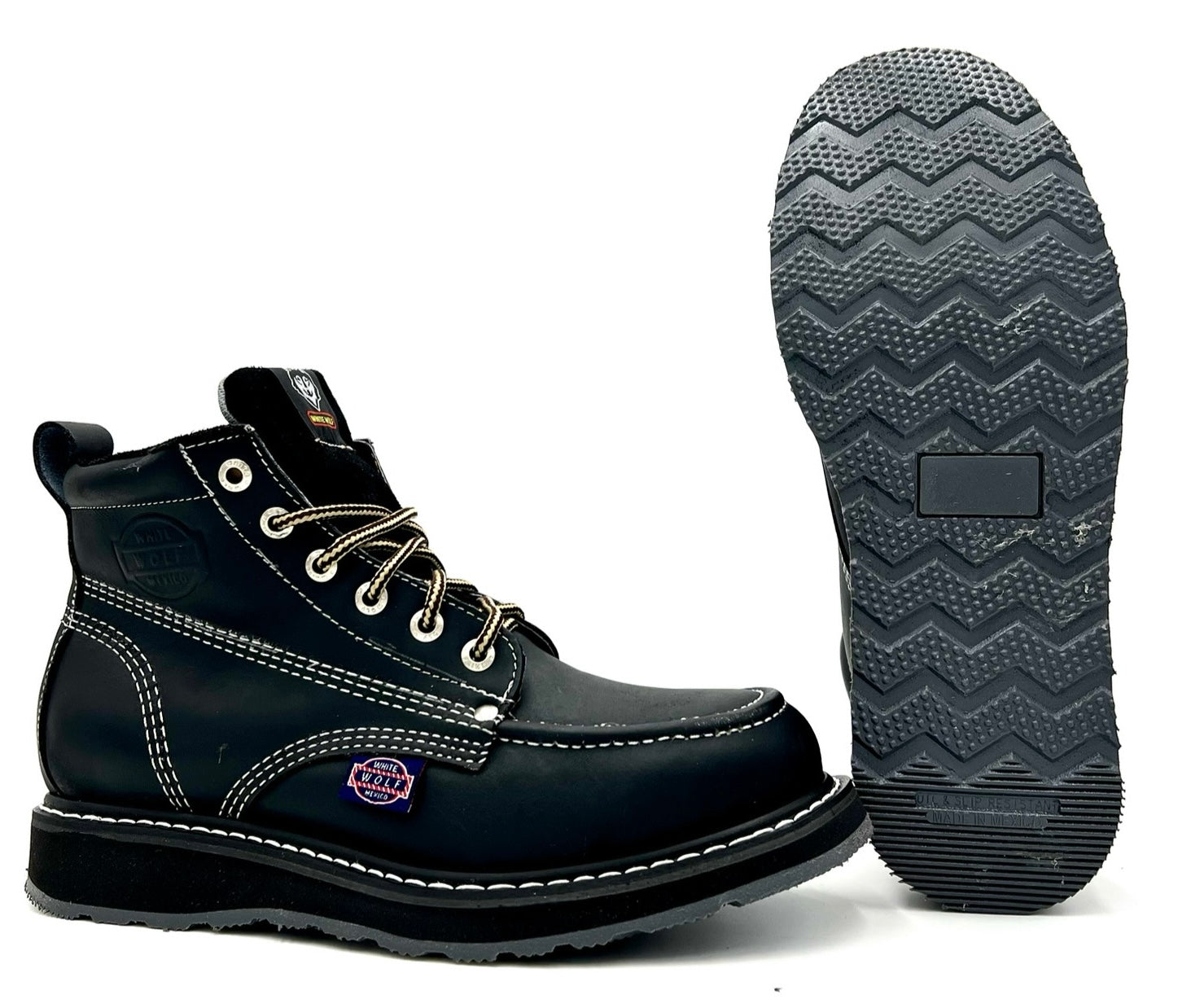 WW-965 Black Classic Moc Toe Boot image 0