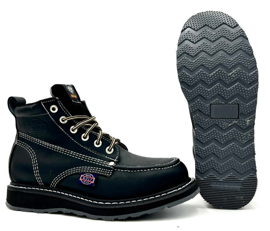 WW-965 Black Classic Moc Toe Boot image 0