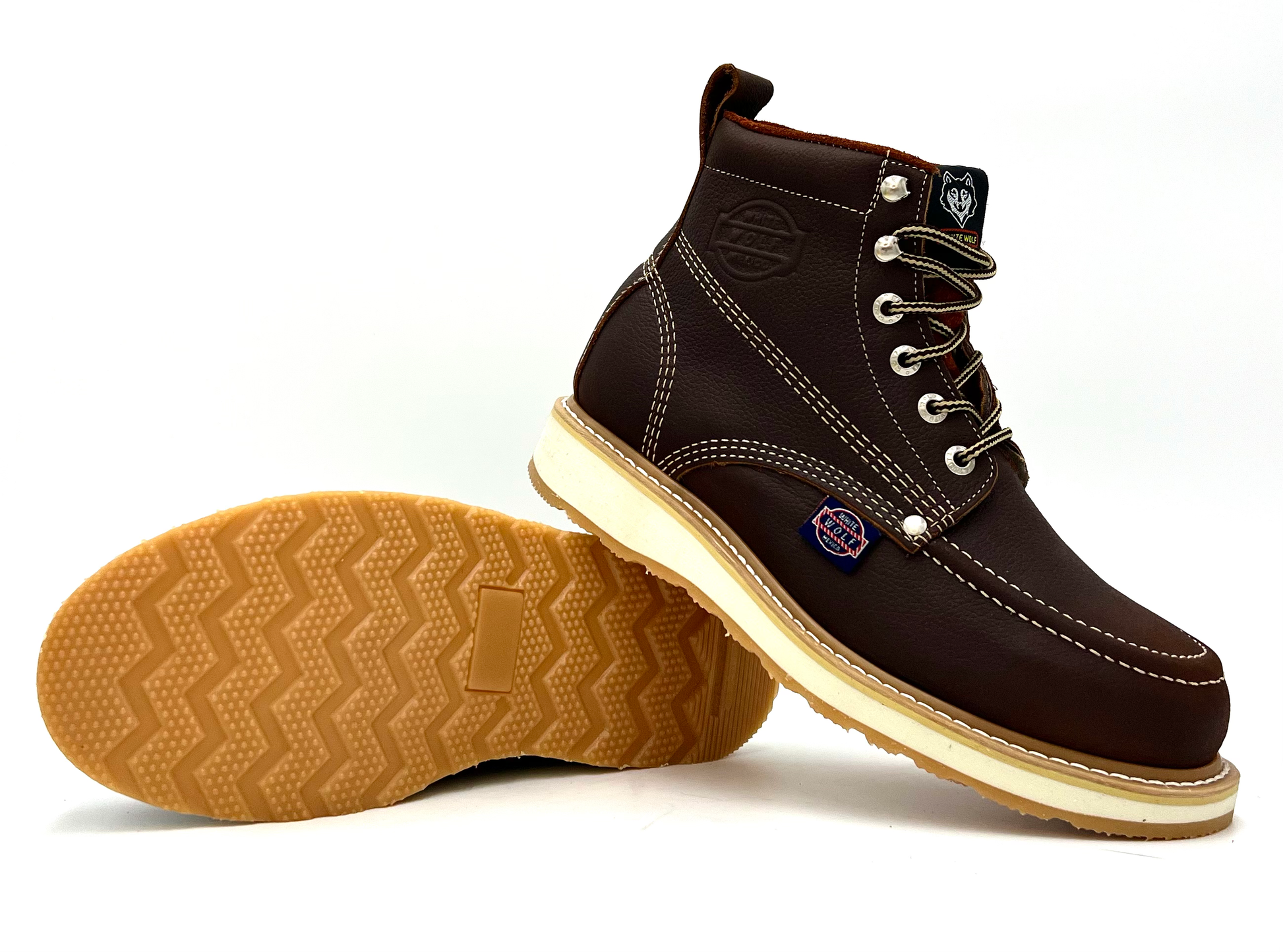 WW-965 Classic Moc Toe Work Boot Dual Density image 1