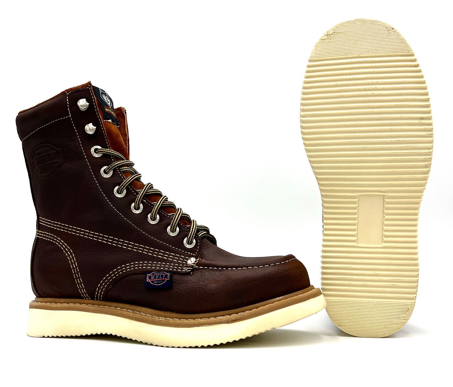 WW-955 Moc Toe Lacer Wedge Sole image 0