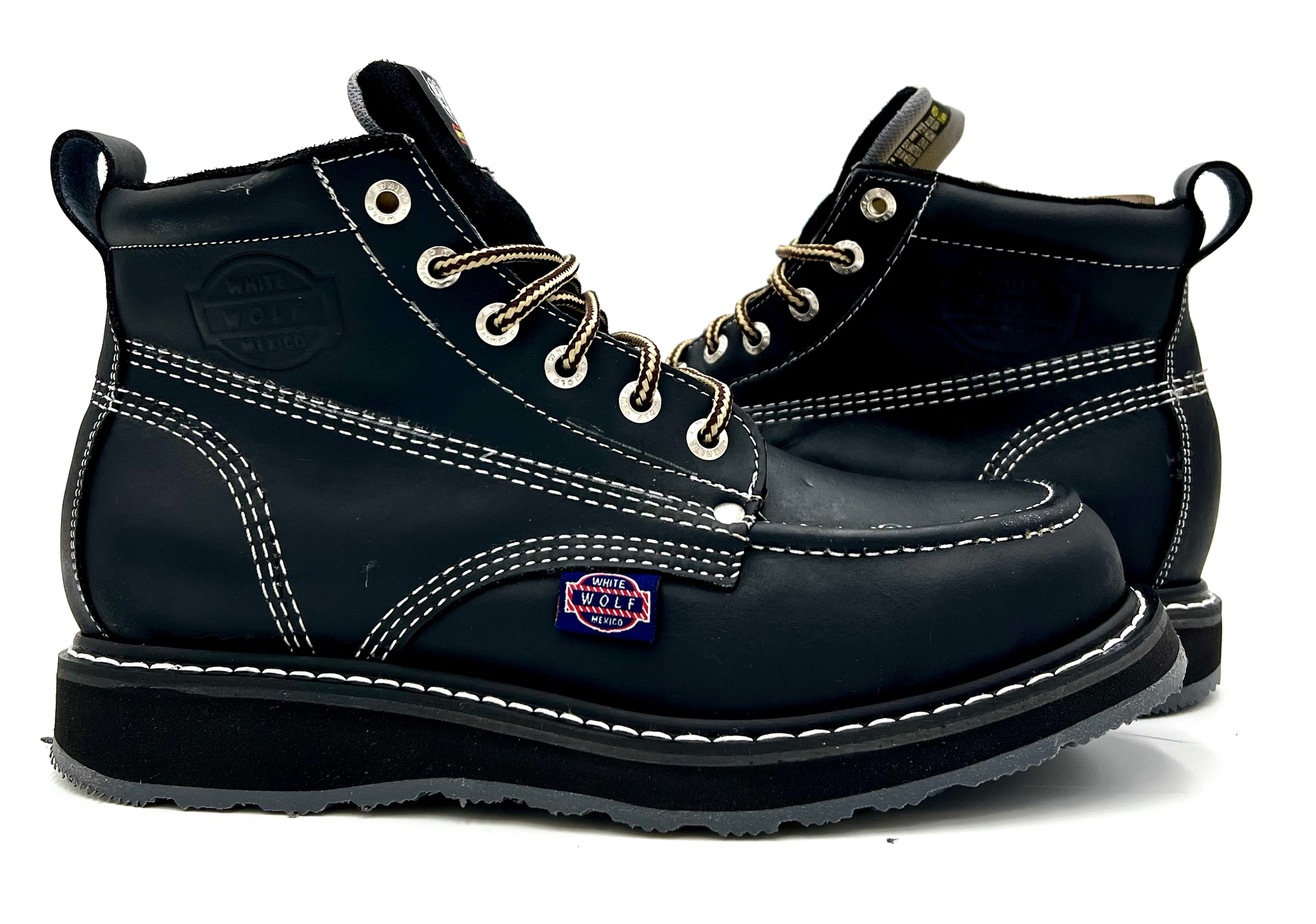 WW-965 Black Classic Moc Toe Boot image 1