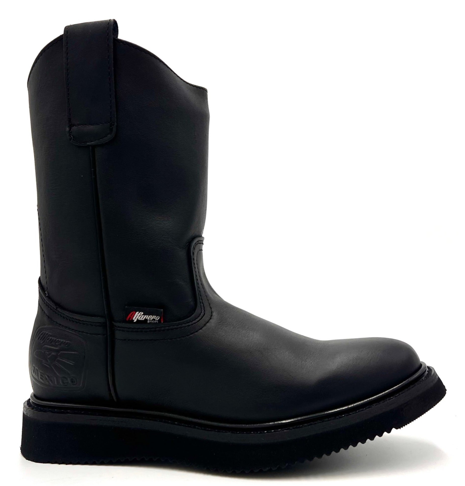 AO-470 Black Roper Work Boot Wedge Sole image 4